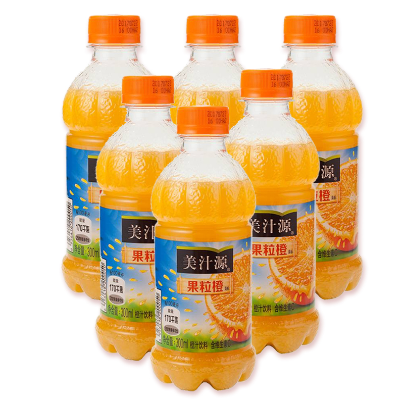 美汁源果味果粒橙*可口可乐橙汁
