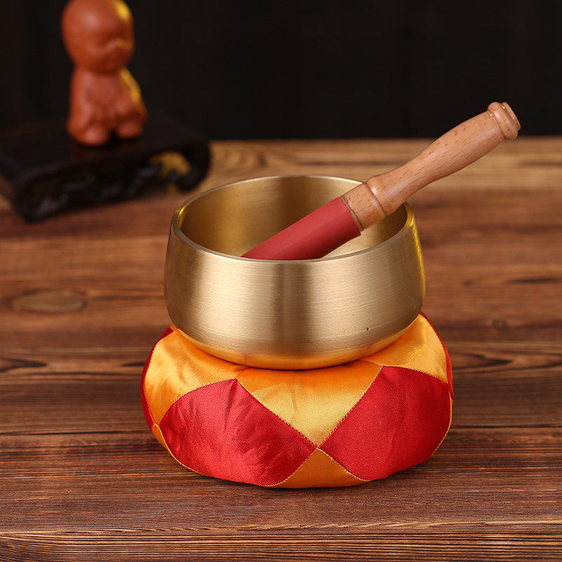 钵盂颂钵佛音尼泊尔手工瑜伽冥想音疗钵音碗铜磬摆件