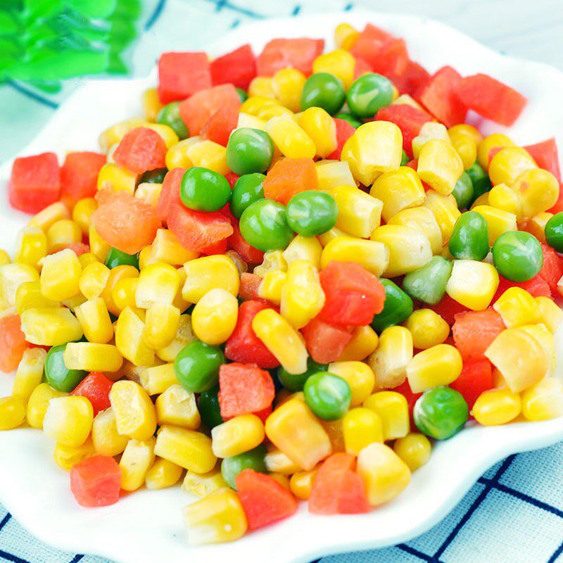 玉米粒速冻美式杂菜青豆豌豆新鲜扬州炒饭配料甜嫩水果玉米什锦菜