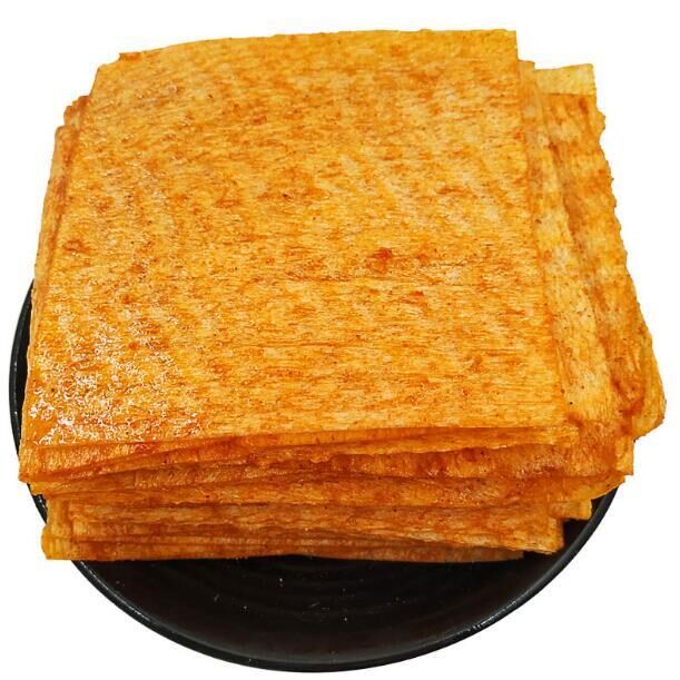 拳王飘飘香辣麻辣片豆皮片148g湖南特产8090儿时零食辣条辣片