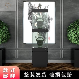 可定制手办玉器文物艺术展柜博物馆展台精品古董玻璃展示柜手办柜