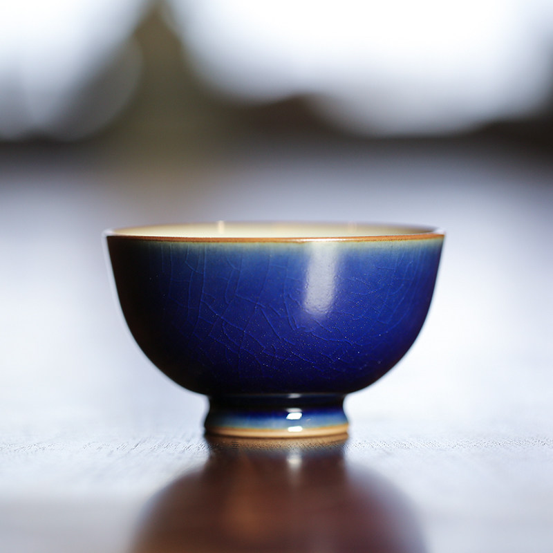 李善明汝窑手工杯