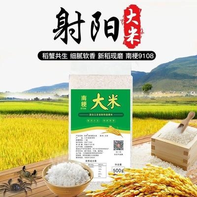 新米真空包装江苏苏北南粳9108射阳大米软香蟹田米20斤10斤5斤1斤