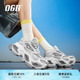 【黄景瑜同款】OGR异瞳猫眼鞋老爹鞋男女2025夏厚底增高透气网面