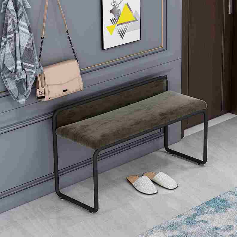 高档轻奢换鞋凳带鞋柜入门式鞋架北欧穿鞋凳门口长条凳家用靠背沙