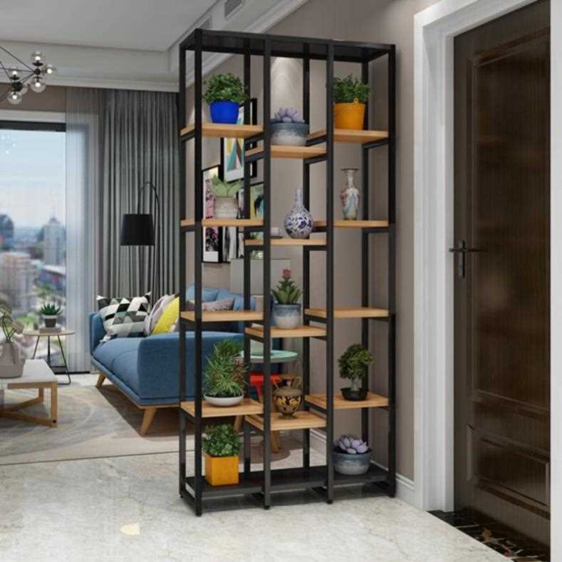 花架多功能半透明屏风隔断客厅简约小户户型座屏办公屏风