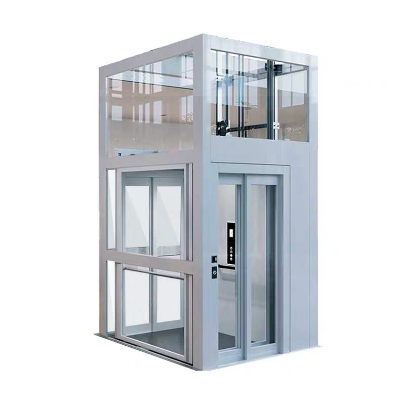 家用电梯小型液压曳引电梯二三四五层别墅室内外观光电梯升降机