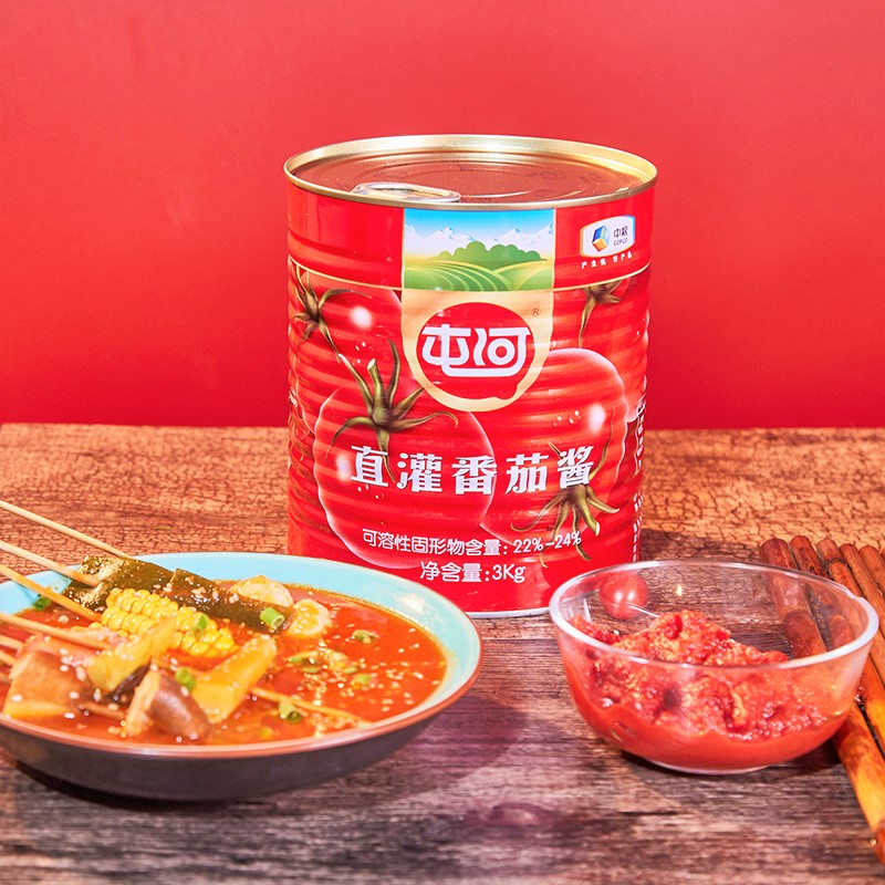 中粮屯河番茄酱意面酱调料酱披萨酱调味品中西餐大桶装3kg新疆