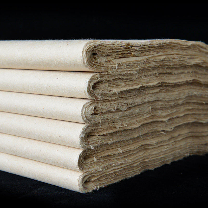 腾冲白色四尺三尺二尺宣纸古色仿古半生半熟抄纸宣纸