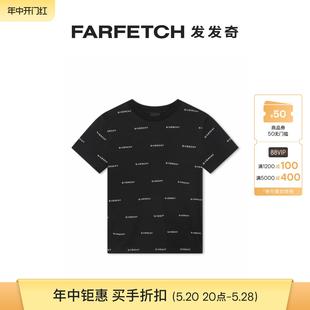 [Final Sale]GIVENCHY/纪梵希童装4G 印花棉T恤FARFETCH发发奇