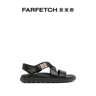 Tod'S男士T Timeless 皮质凉鞋FARFETCH发发奇