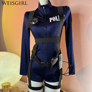 情趣内衣性感纯欲女警制服诱惑cosplay空姐秘书性激情冬天套装秋