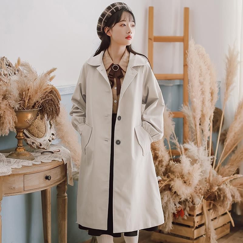 长风衣女冬季加厚