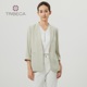 TRIBECA翠贝卡2024春季新款商场同款气质减龄时尚七分袖西装外套