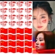 幼儿园儿童表演五星中国脸贴国庆节演出大合唱红歌比赛纹身贴纸批
