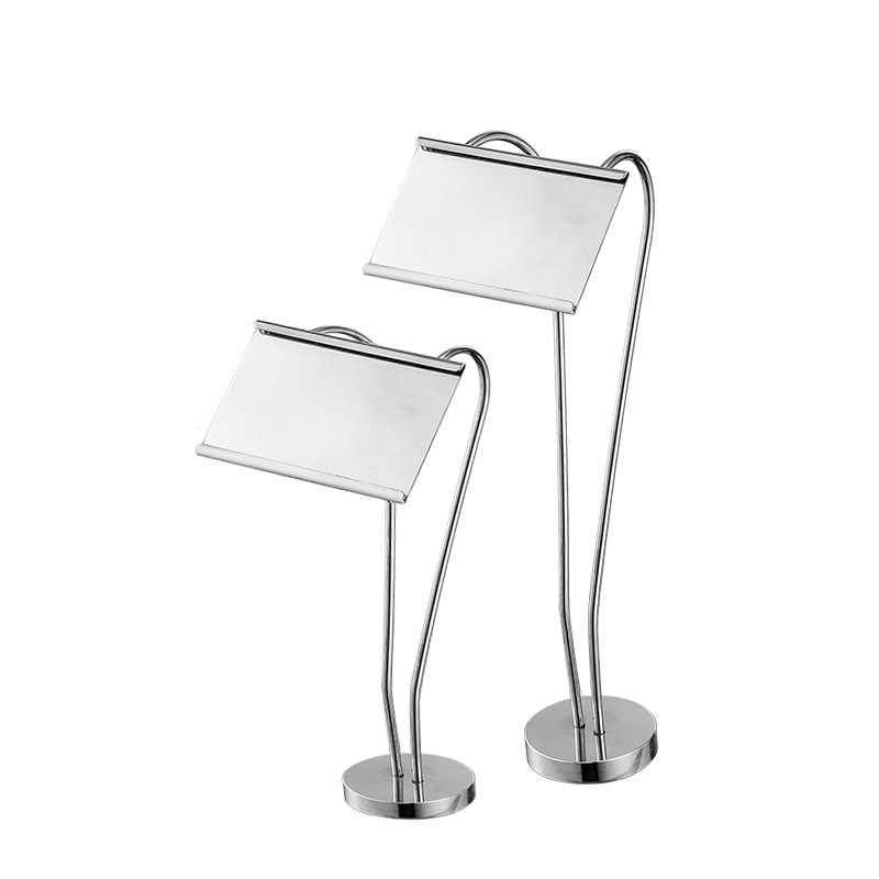 不锈钢心形号牌酒吧菜牌架多功能餐牌座自助餐席位卡