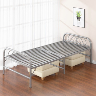 哈骆顿铁床简易床折叠床单人床家用经济型午休床床双人床钢丝床90
