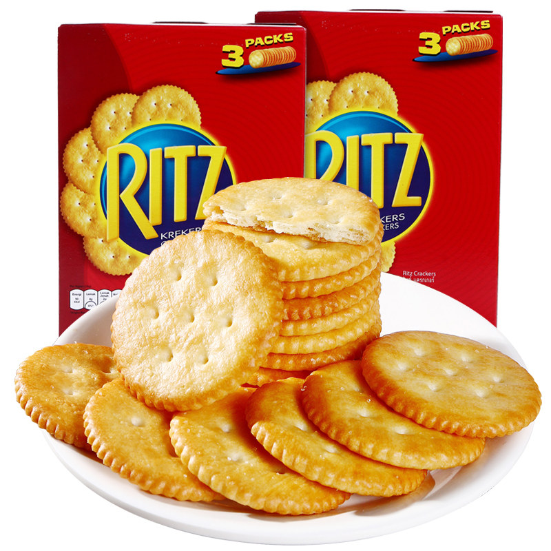 饼干300g原味食品休闲酥脆咸味现货