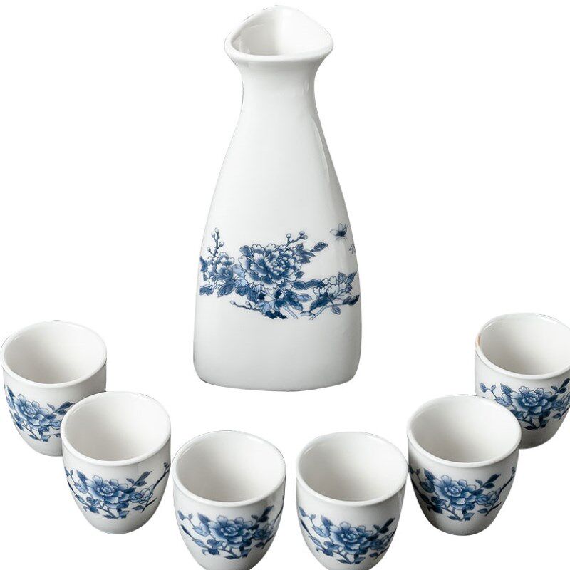 古典杯子中国国风桃花酿小酒酒杯古风日式小号酒杯