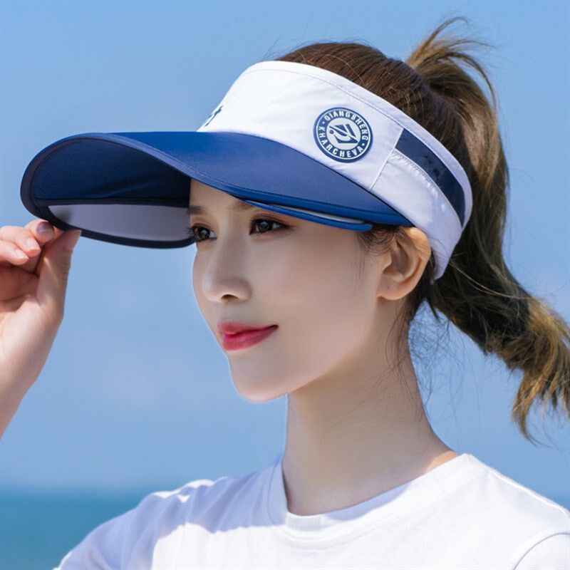 帽子女士夏天大沿遮阳帽遮脸防晒太阳帽户外防风夏季韩版百搭