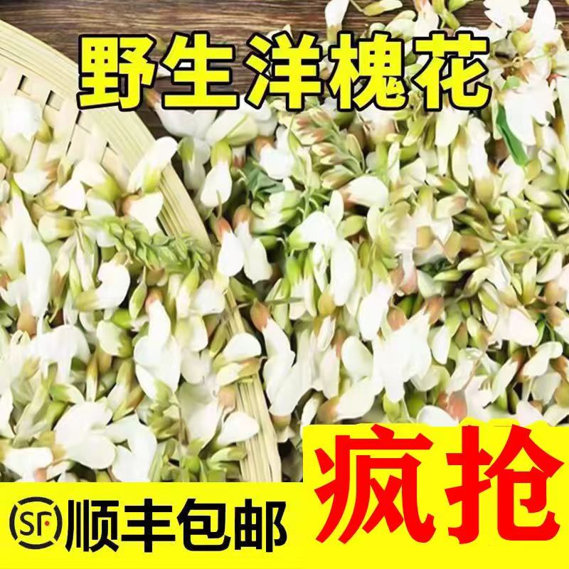 【顺丰直发】新鲜洋槐花纯天然野生花骨朵可食用野菜花苞