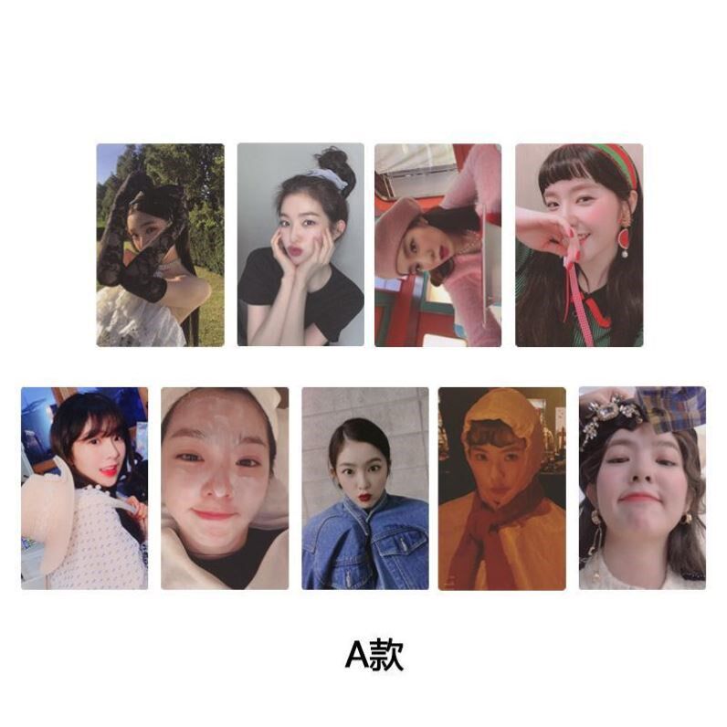 red velvet 艾琳irene单人专辑同款自制3寸圆角人物小卡签名套卡