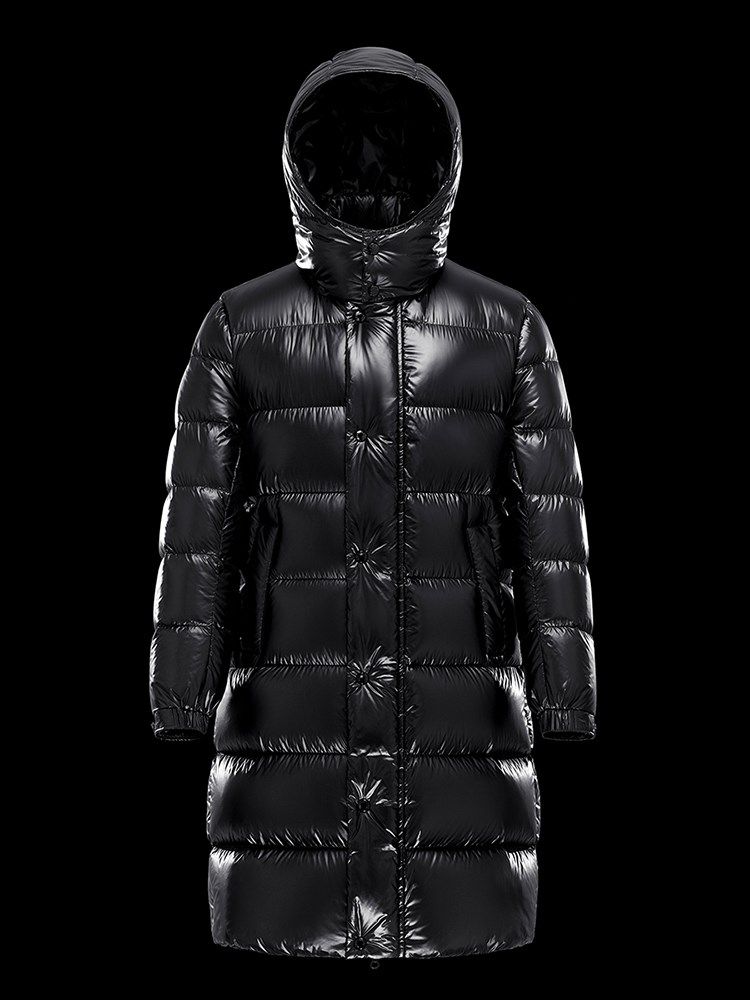 蒙口 羽皇羽绒服男中长款冬季加厚新款连帽防寒羽绒服外套鹅绒潮