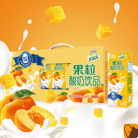 伊利果粒优酸乳酸奶多草莓味真果粒