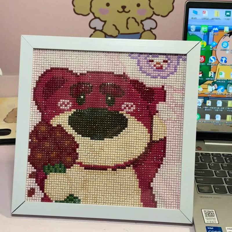 钻石画高难度少女心女生女童手工粘贴水晶钻自己贴自制满钻砖制作