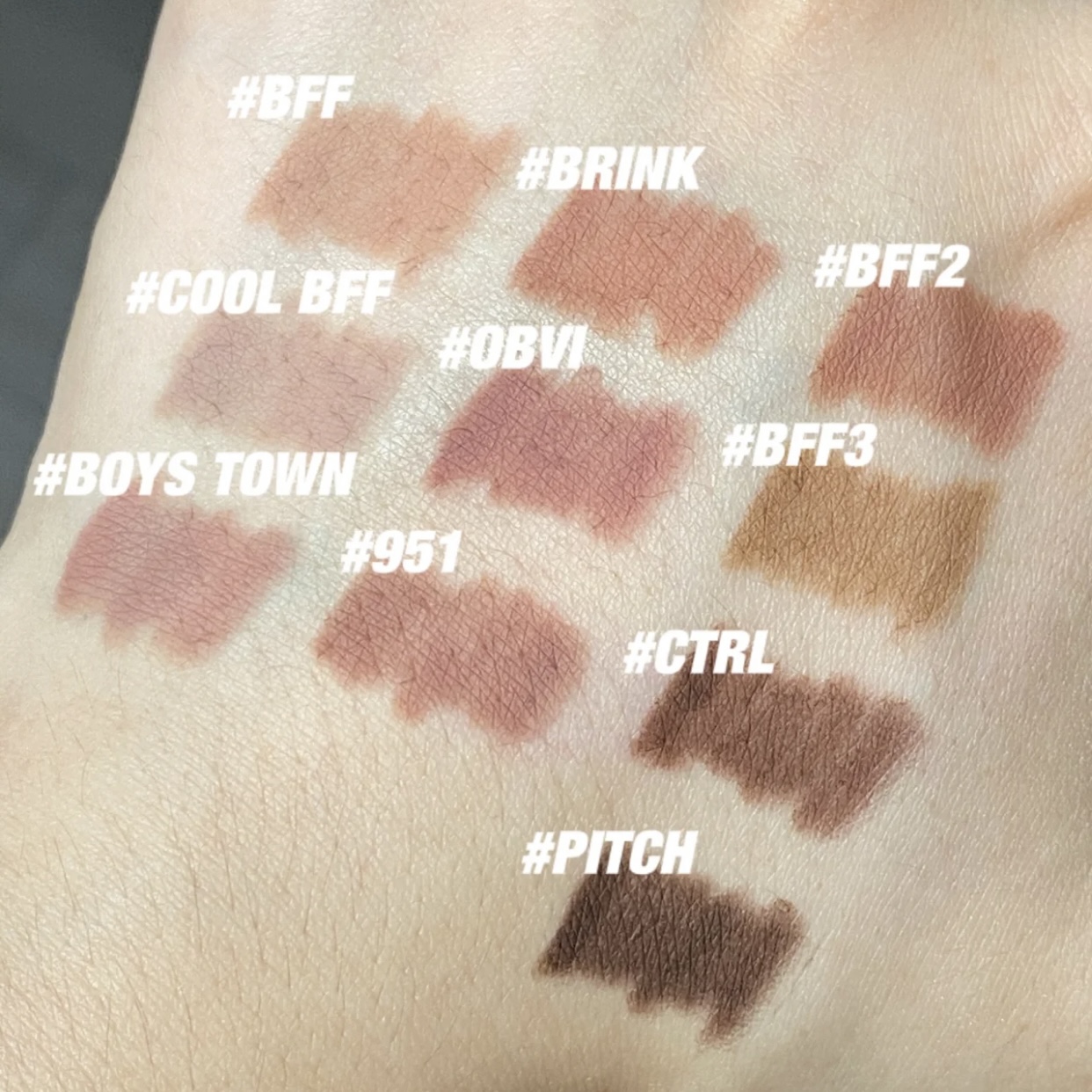 美国现货Colourpop唇线笔bff奶茶裸色系列cool bff/bff2/OH SNAP