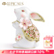 picals首饰盒樱花兔子高档珐琅彩饰品收纳求婚戒指盒创意七夕礼物