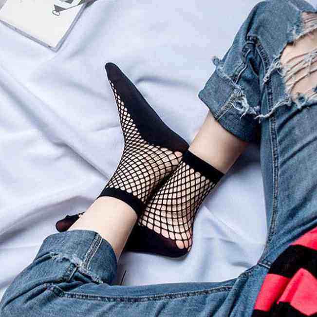 一折鱼网袜女小网眼