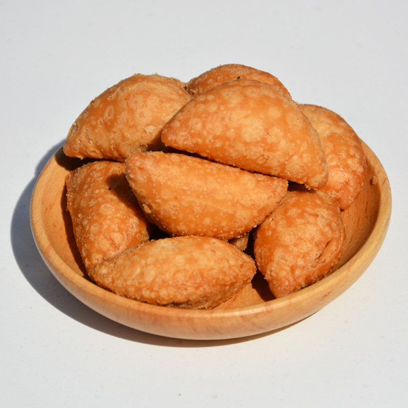 春节传统小吃酥饺角仔广东特产油炸饺子贺年油角年货花生香脆酥角
