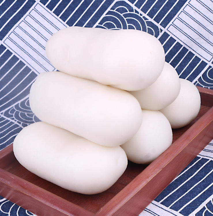 浙江台州温岭特产年糕酒店酒宴上的鲜糕做夹其它干货