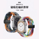 适用iwatch8手表表带S9苹果applewatch9新款S8尼龙S7编织7磁吸S6夏运动6透气SE高级5代男个性女小众智能