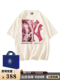 MLB&NY纯棉短袖T恤男夏季新款美式潮牌圆领重磅情侣装半袖上衣女t