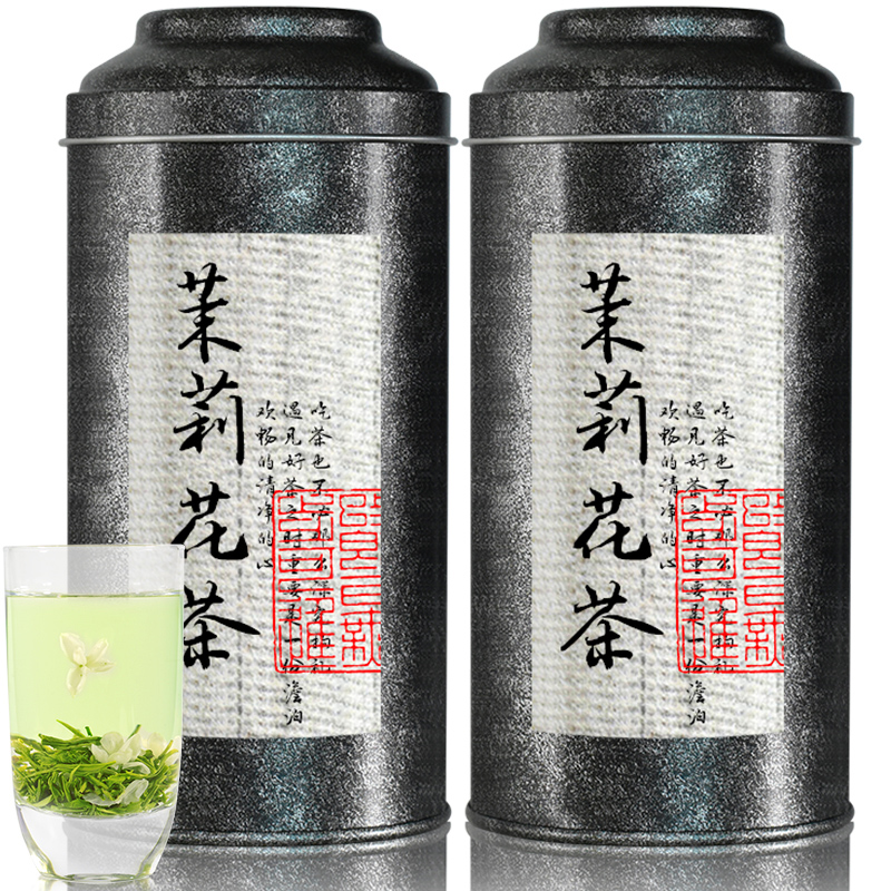 第一道飘雪茶叶茉莉花茶 特级250克四川花茶茶叶