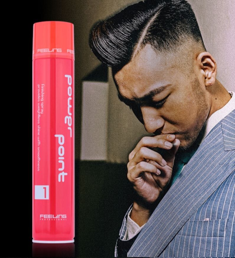 小爆款菲灵魔法定型喷发胶400ml发泥发蜡持久造型喷雾男士干胶套