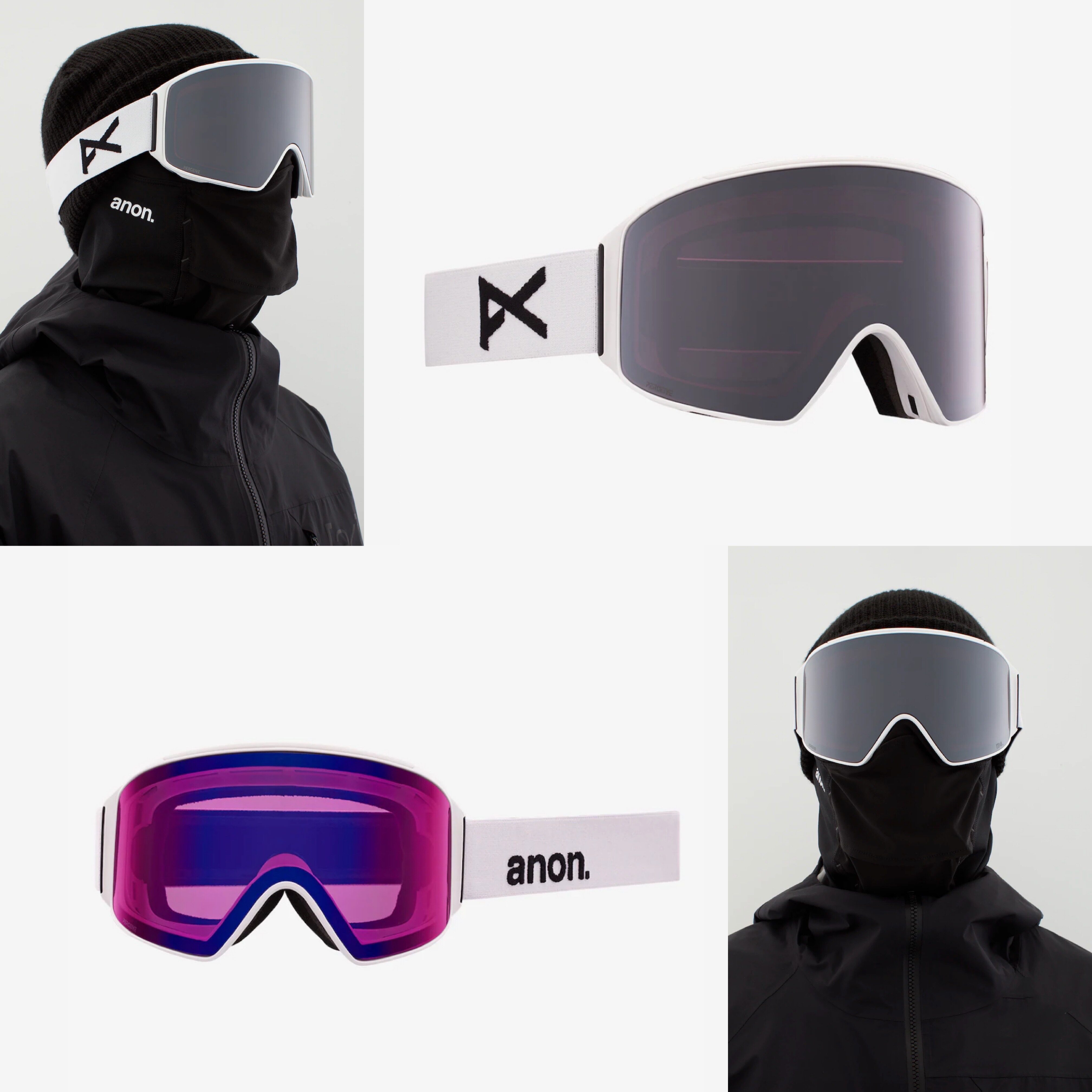 w22burton男士anon雪镜m4单板滑雪镜防雾护目镜球面 柱面双层磁吸