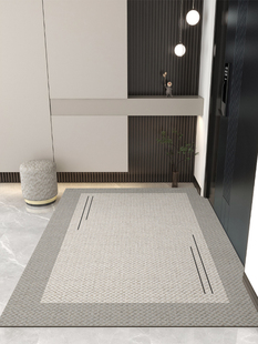 简约现代入户门地垫门垫进门门口家用硅藻泥吸水耐脏地毯脚垫防滑