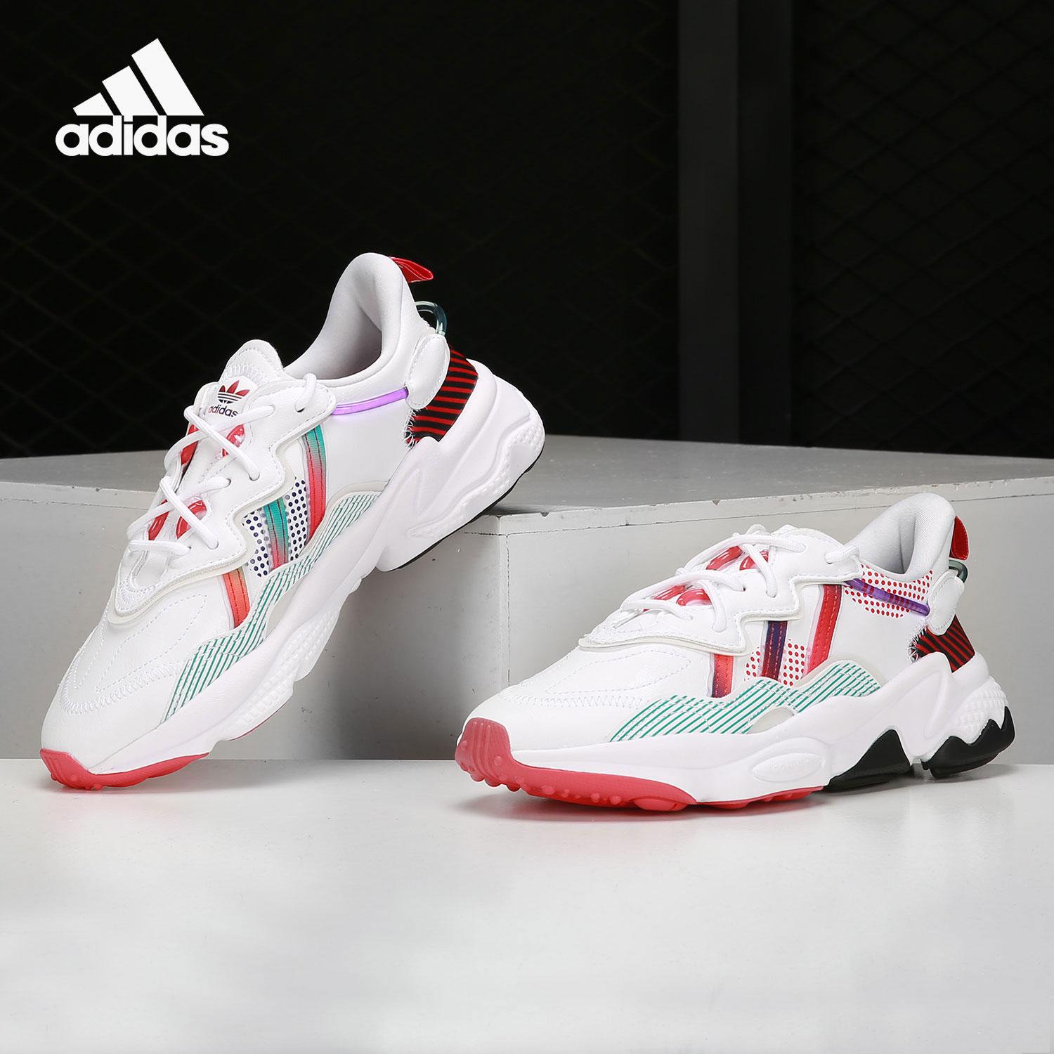 Adidas/阿迪达斯正品三叶草OZWEEGO W 男女经典休闲运动鞋 Q47190