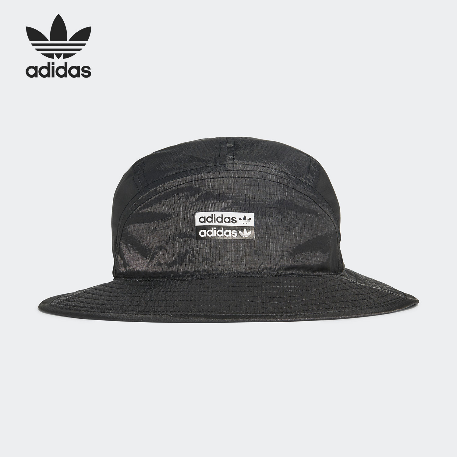 9月adidas三叶草ryvbuckethat男女情侣休闲双面带渔夫帽gd4462