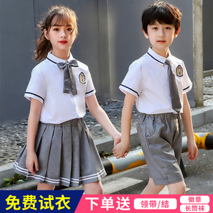 儿童合唱演出服小学生朗诵表演服装六一幼儿园男女童演讲比赛校服