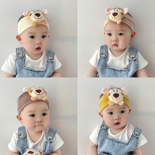 婴儿帽子夏季薄款发带护囟门帽0一6月宝宝帽子春秋款婴幼儿新生儿