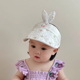宝宝防晒帽一岁女宝空顶帽婴儿帽子夏季薄款遮阳帽女孩太阳帽儿童