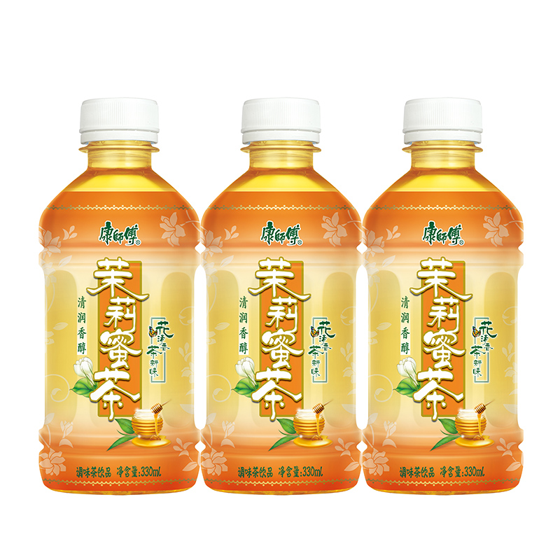 康师傅茉莉蜜330ml*6瓶家庭清茶