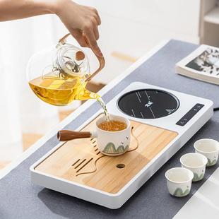 一品仟堂功夫茶具一体套装小型家用客厅茶台全自动整套茶盘煮茶器