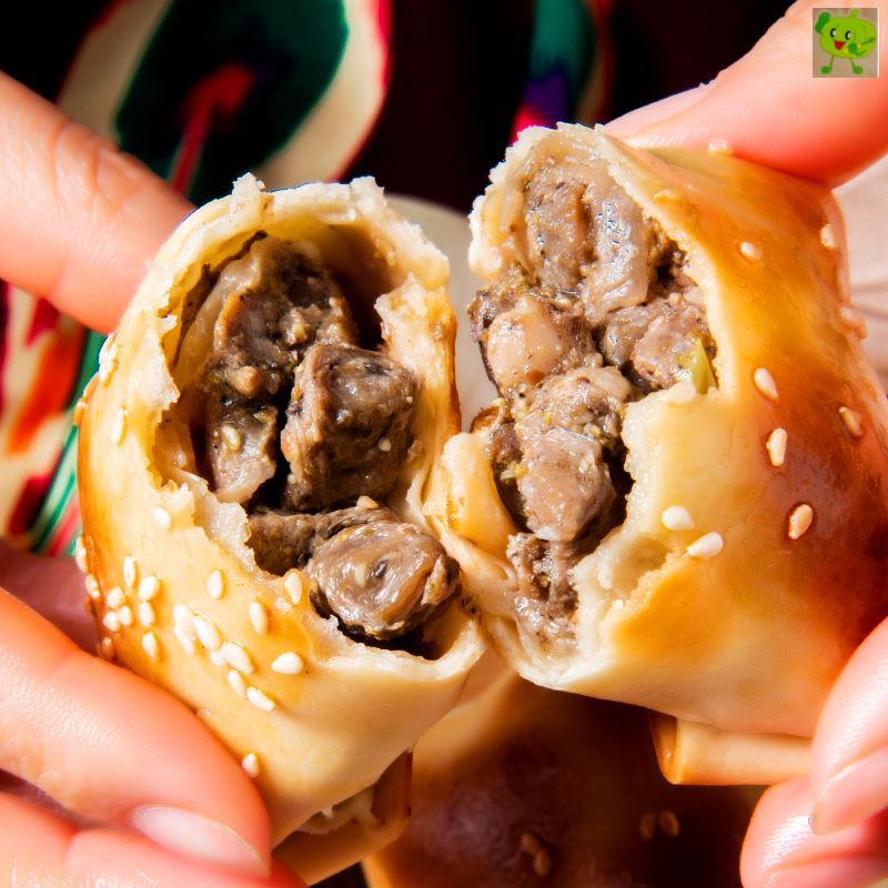 新疆新鲜特产特色薄皮馕坑羊肉烤包子酥皮现烤羊腿肉美食小吃20个