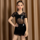 少儿2025新款夏季拉丁舞服女童练功服儿童表演演出服舞蹈专业套装