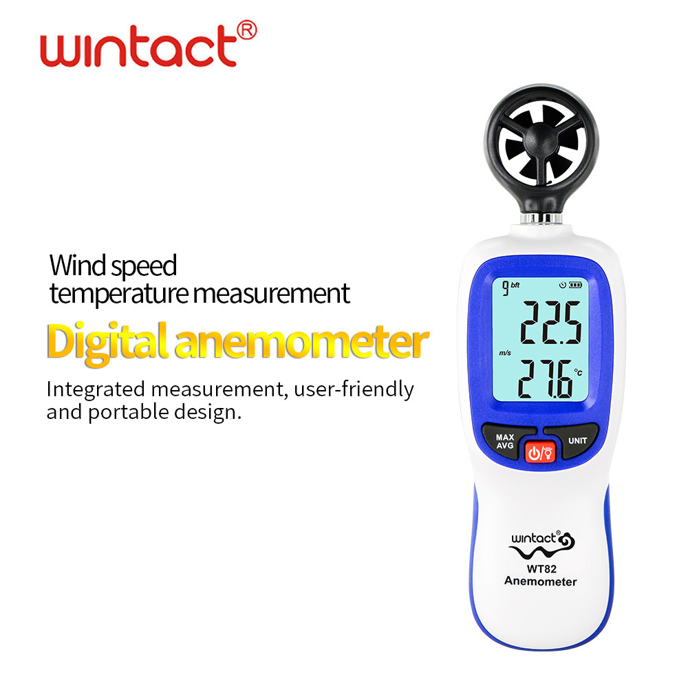 汇天益WT82迷你数字风速计电子风速仪手持式风速测量仪Anemometer